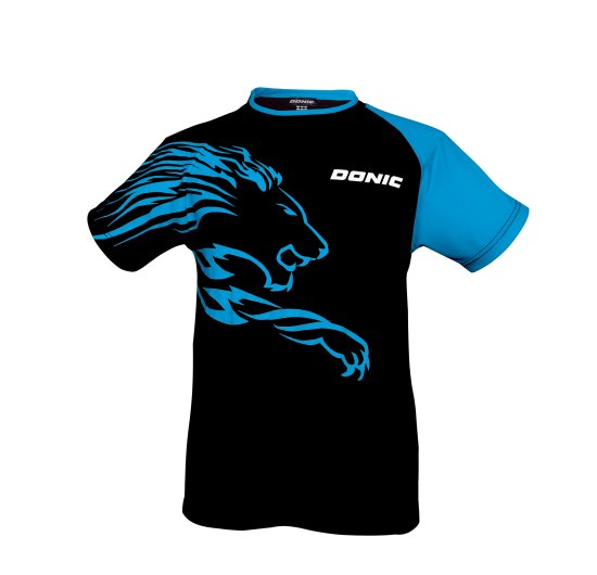 DONIC T-Shirt Lion schwarz/blau