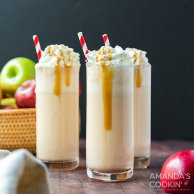 apple cider milkshakes