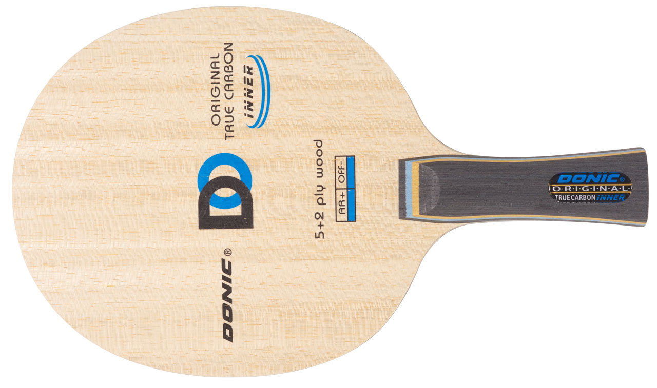 Tischtennis Holz DONIC Original True Carbon Inner Topview