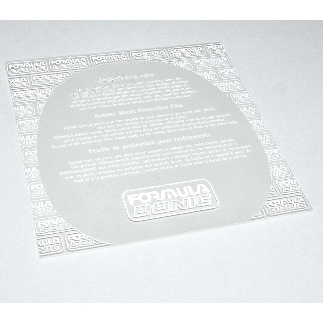 DONIC RUBBER PROTECTION SHEET FORMULA