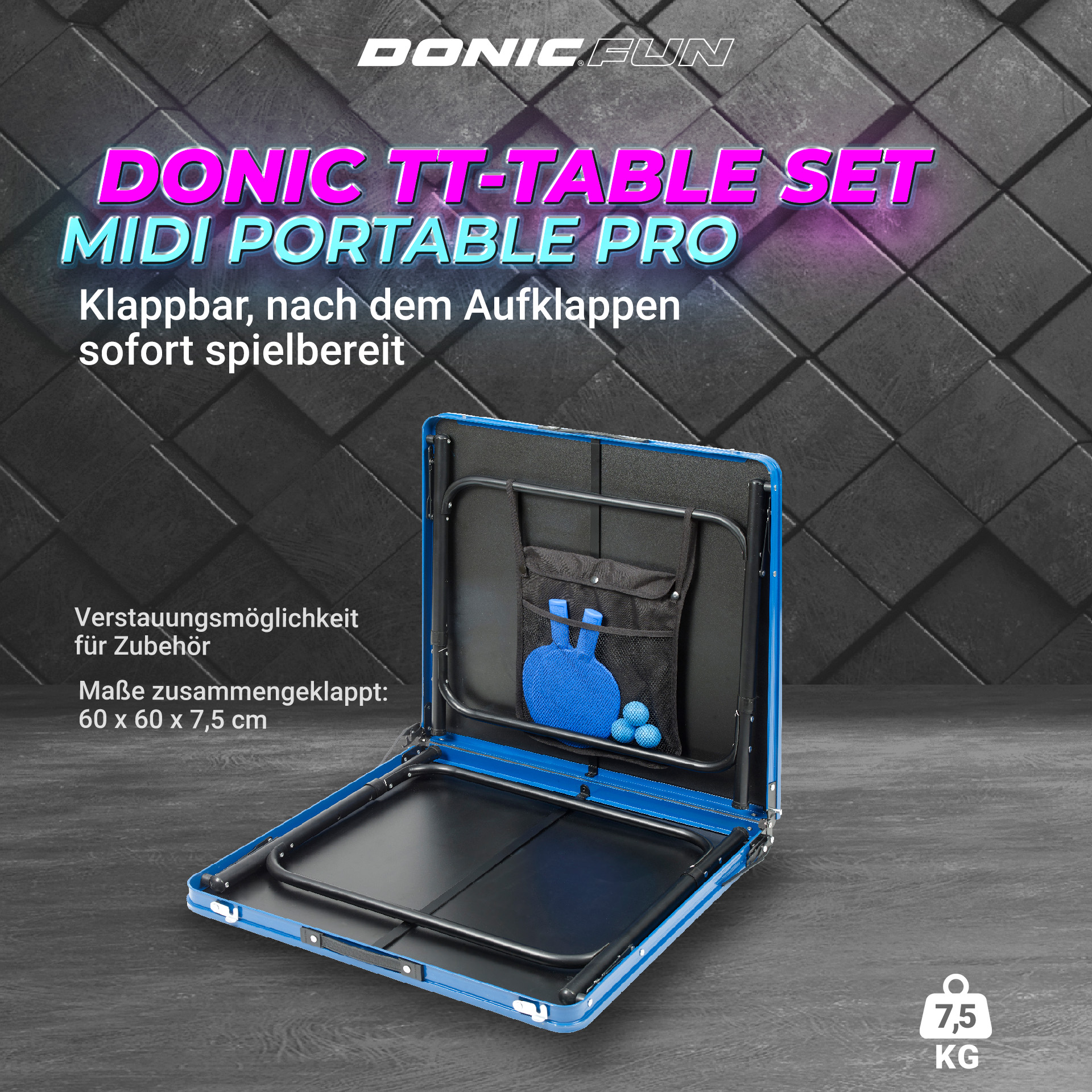 DONIC TT-SET MIDI PORTABLE PRO