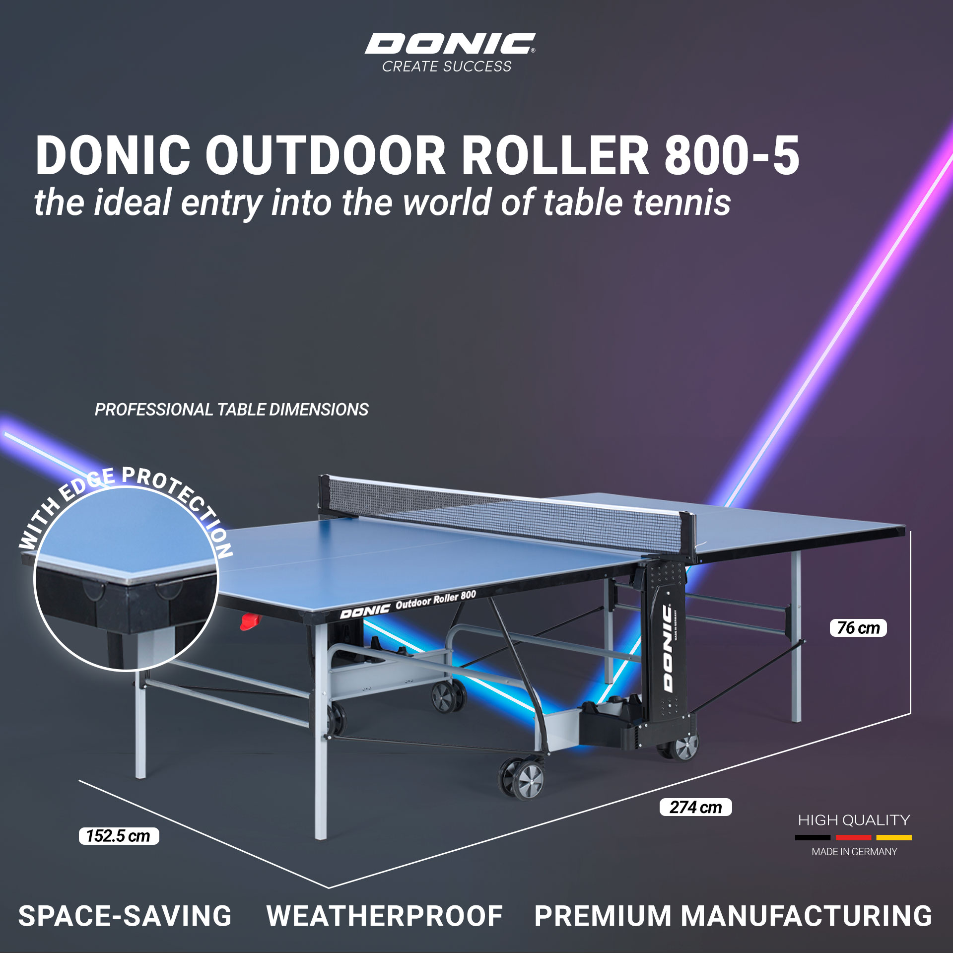 DONIC Outdoor Roller 800 -5