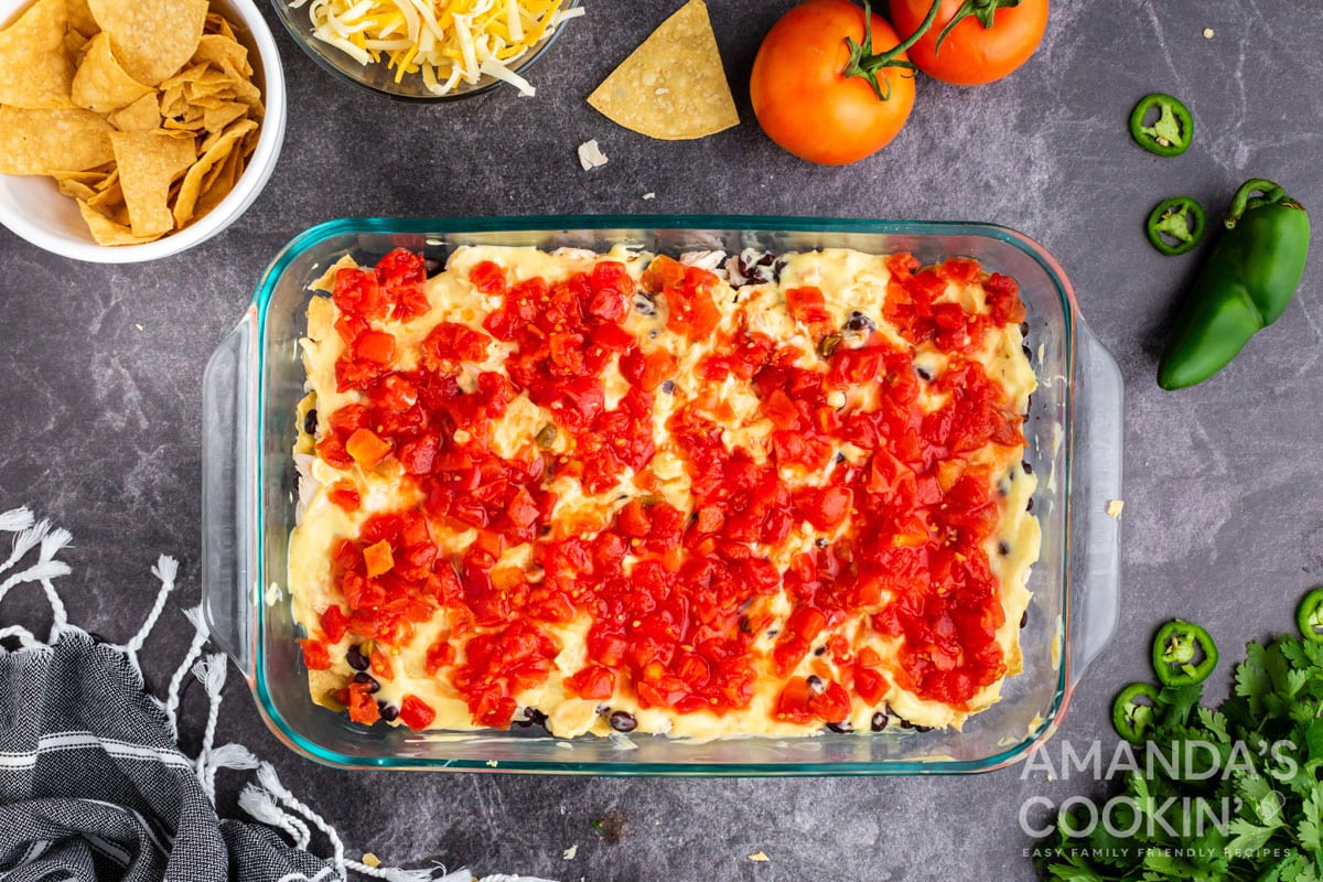 canned soup layer in casserole